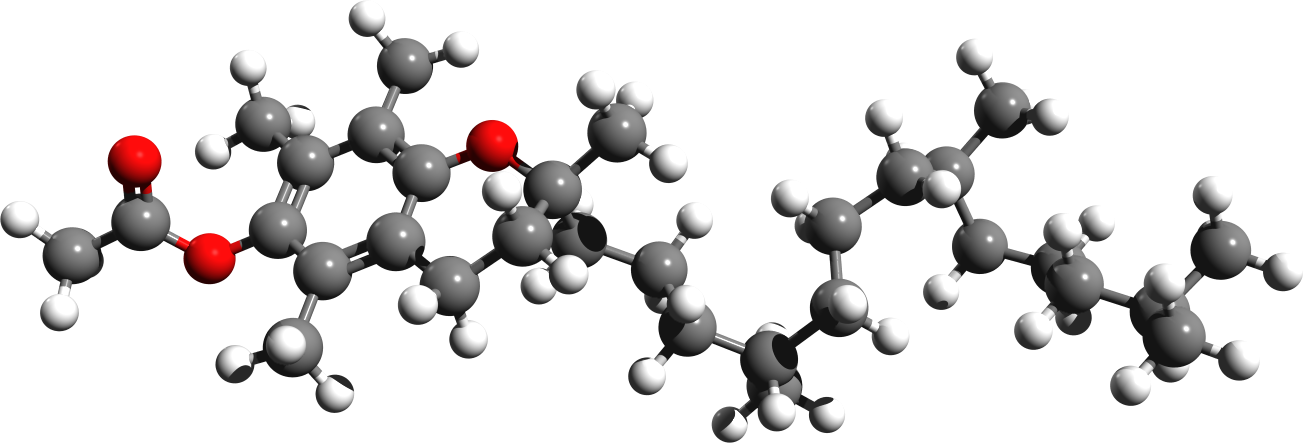 Vitamin E molecular structure